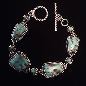 Sterling Silver Turquoise Bracelet